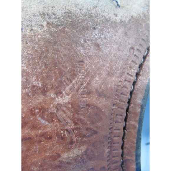 Mezlan Fiore Mens Black Leather Split Toe Derbys Size US 9.5 D  Made In Spain - Picture 15 of 16